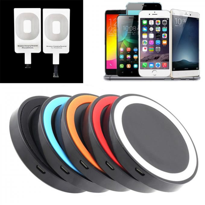 Drahtloser Ladegerät-Standardempfänger Fabrikpreis-Universal-Qis für Iphone für IOS für Mikro-USB/Art c aller Telefone