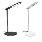 Table Desk Led Lamp Light Qi Wireless Charger Fast Desktop Wireless Charging Pad