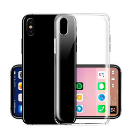 Super soft transparent blank cell phone case tpu for iphone X